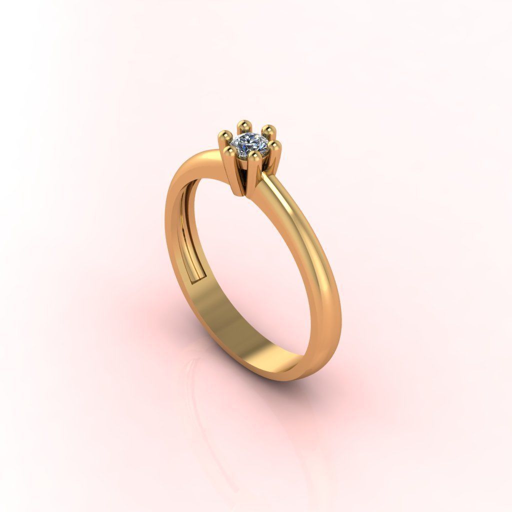 Diamond Ring Series  3D print model_1