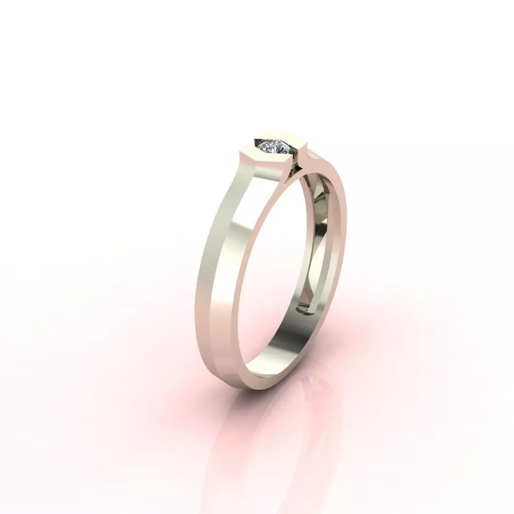 Diamond Ring Series 3D print model_0