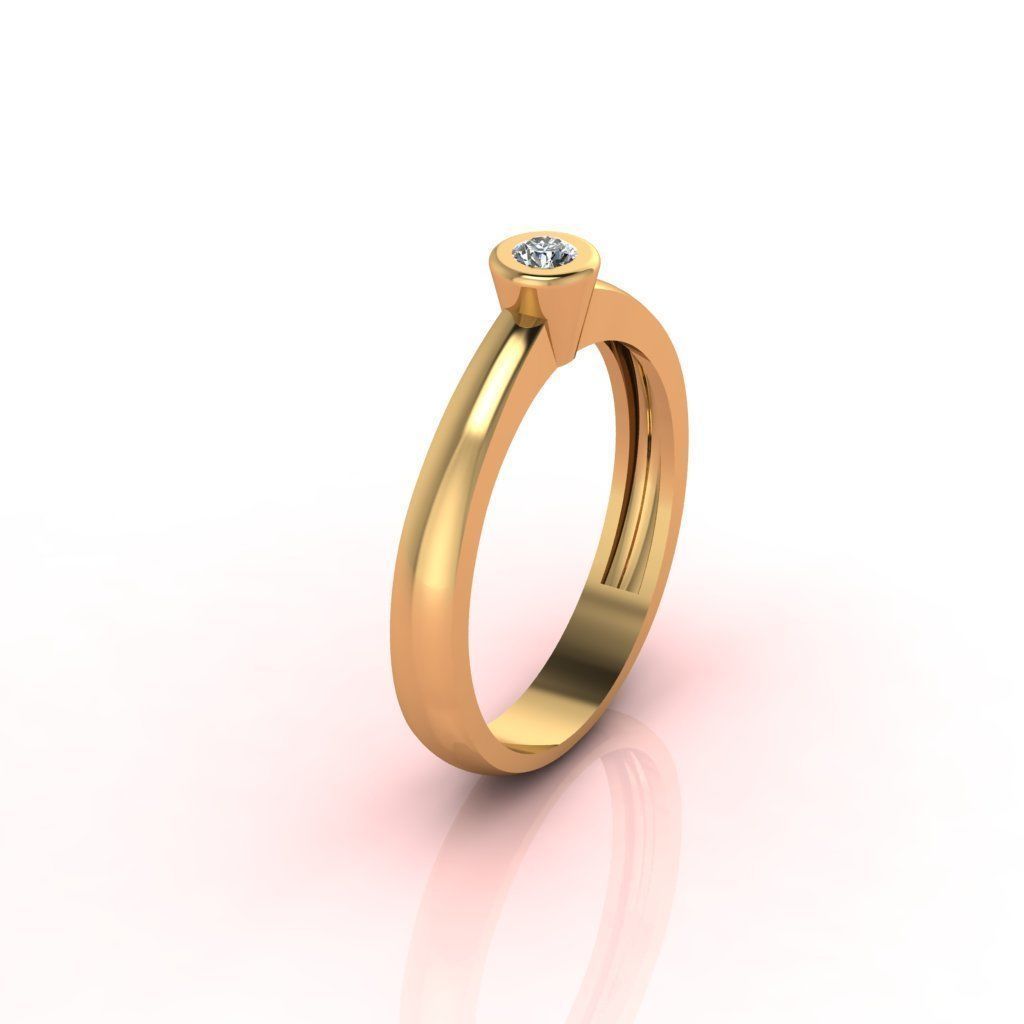 Diamond Ring Series  3D print model_1