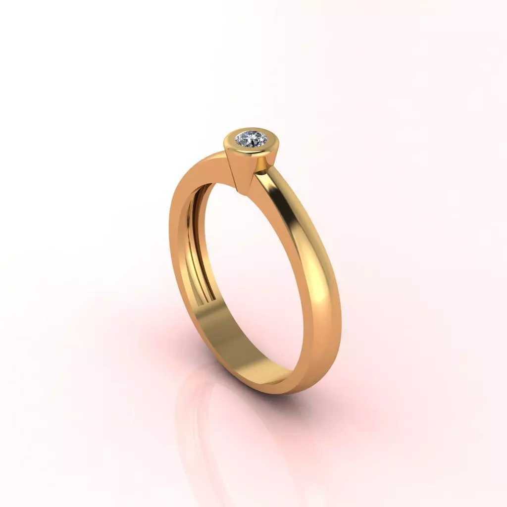 Diamond Ring Series  3D print model_0