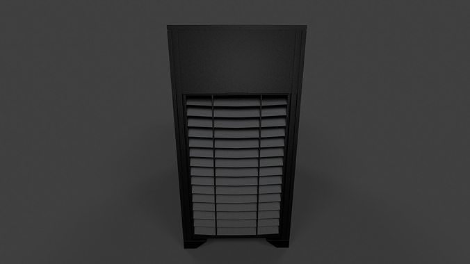 PC Case V01 - High Poly 3D model