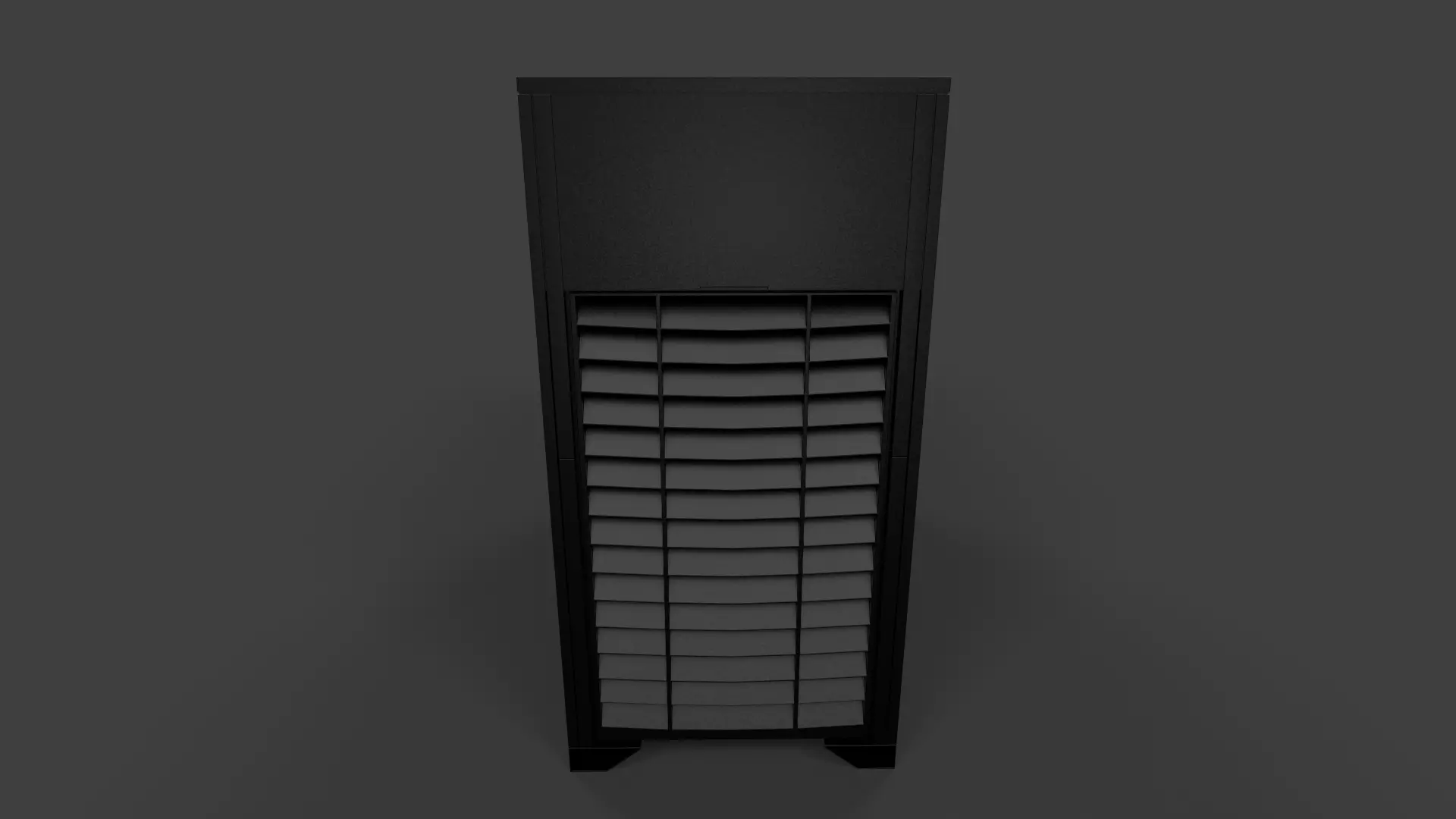 PC Case V01 - High Poly 3D model