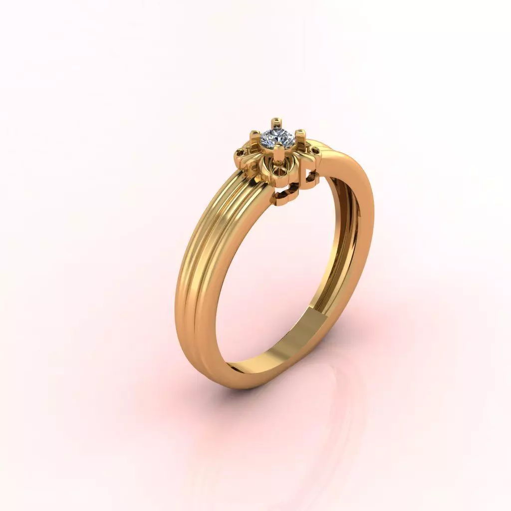 Diamond Ring Series  3D print model_0