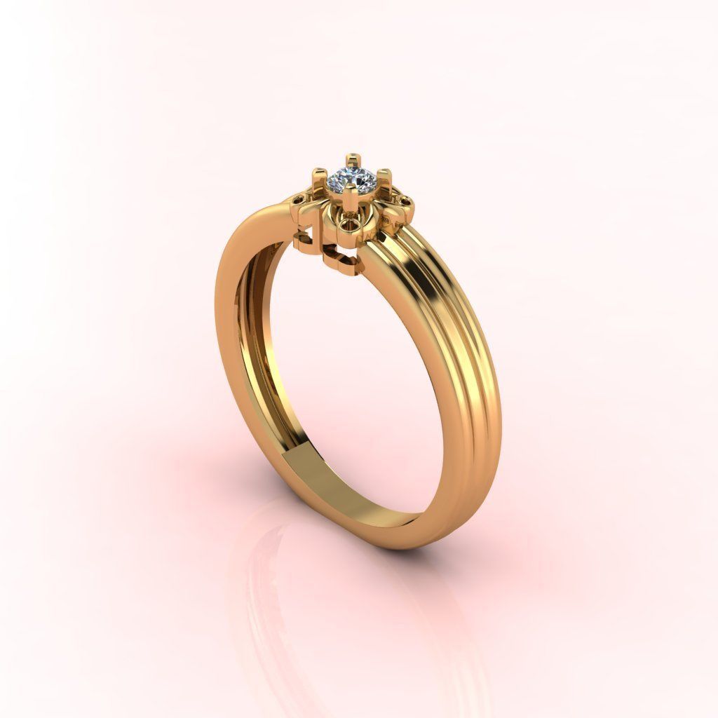 Diamond Ring Series  3D print model_1