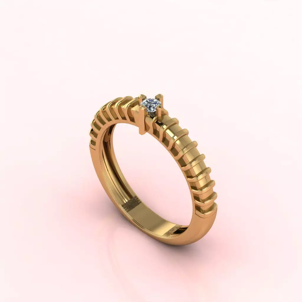 Diamond Ring Series  3D print model_0