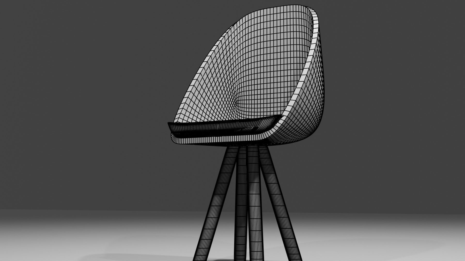 Modern Chair 3D model_15