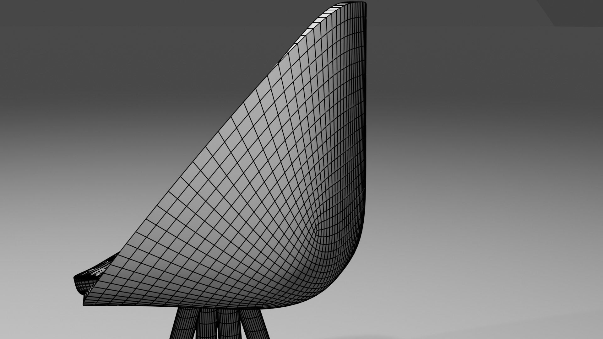 Modern Chair 3D model_17