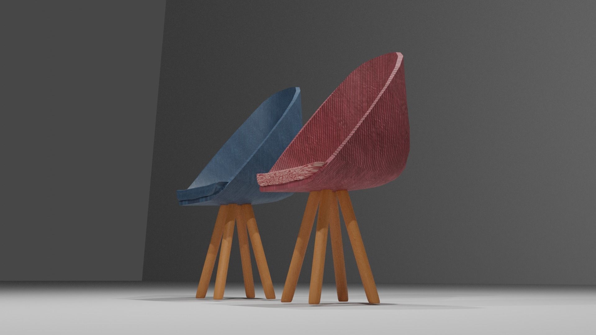 Modern Chair 3D model_9