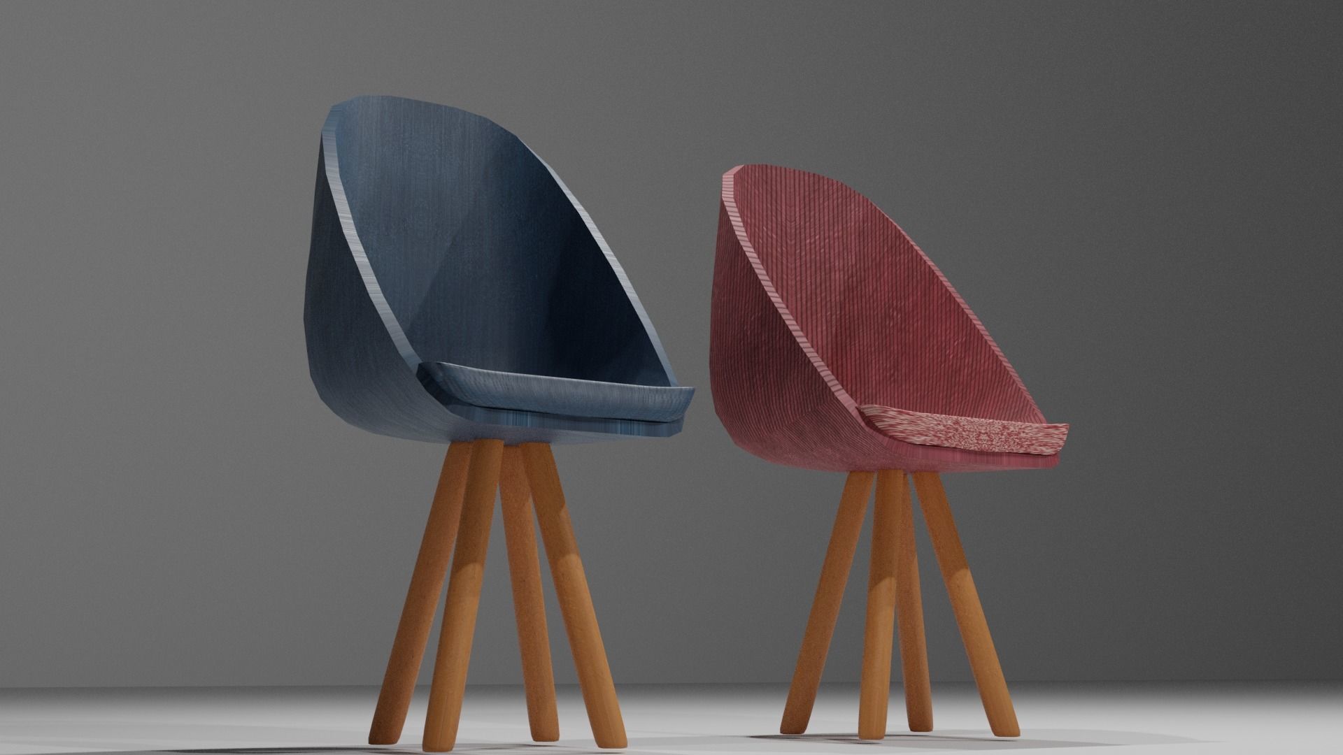 Modern Chair 3D model_2