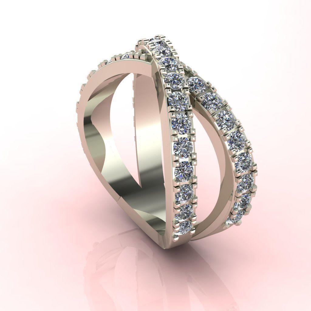 Diamond Ring Elit Series  3D print model_1