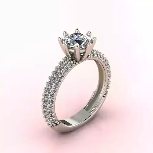 Diamond Ring  Series 3D print model