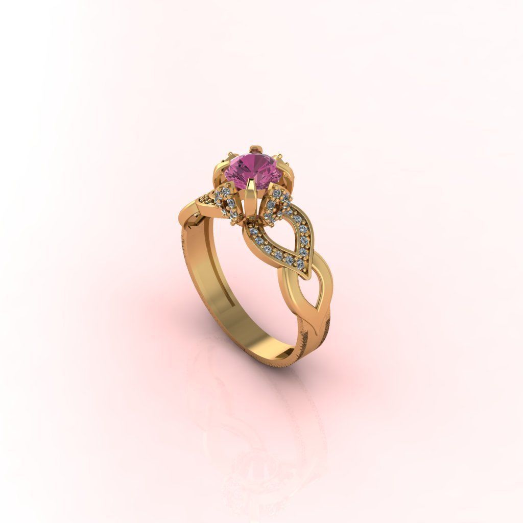 Diamond Ring Elit Series - SS-32  3D print model_1