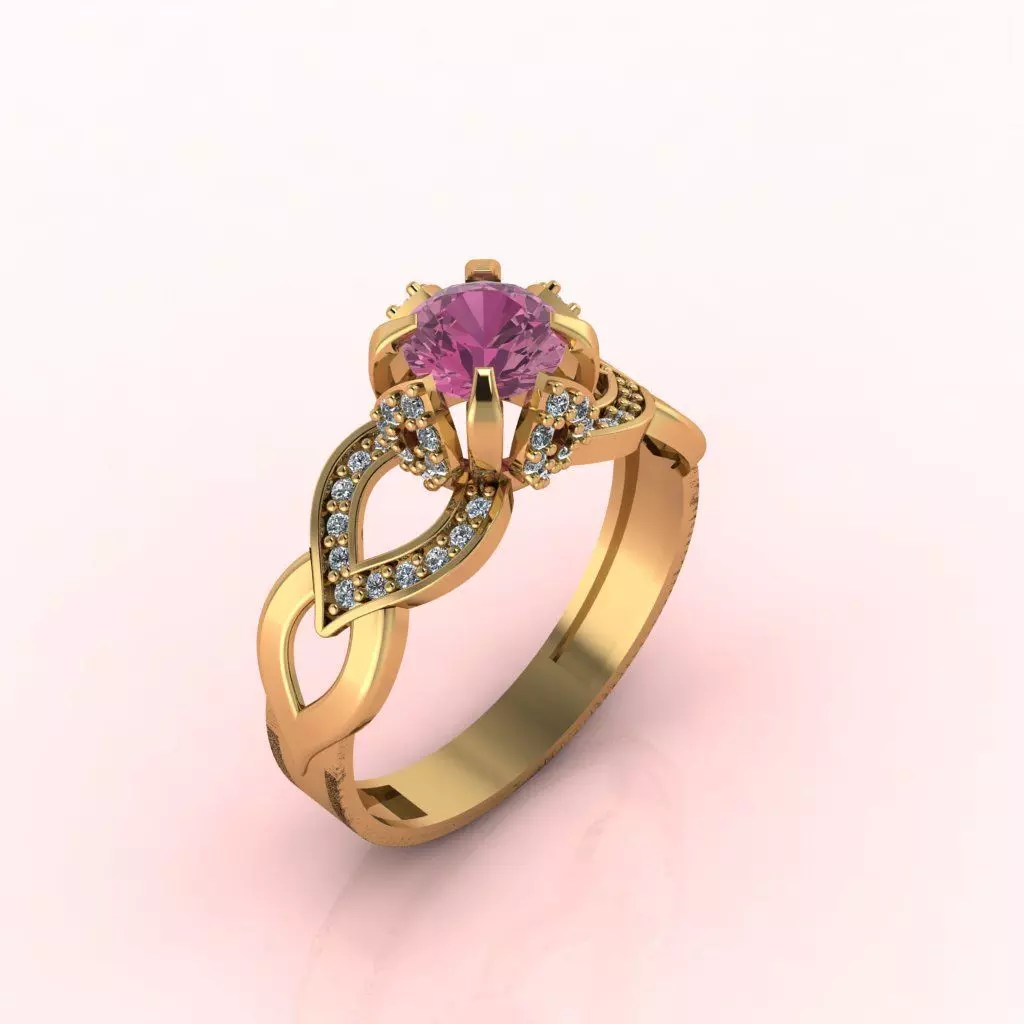 Diamond Ring Elit Series - SS-32  3D print model_0