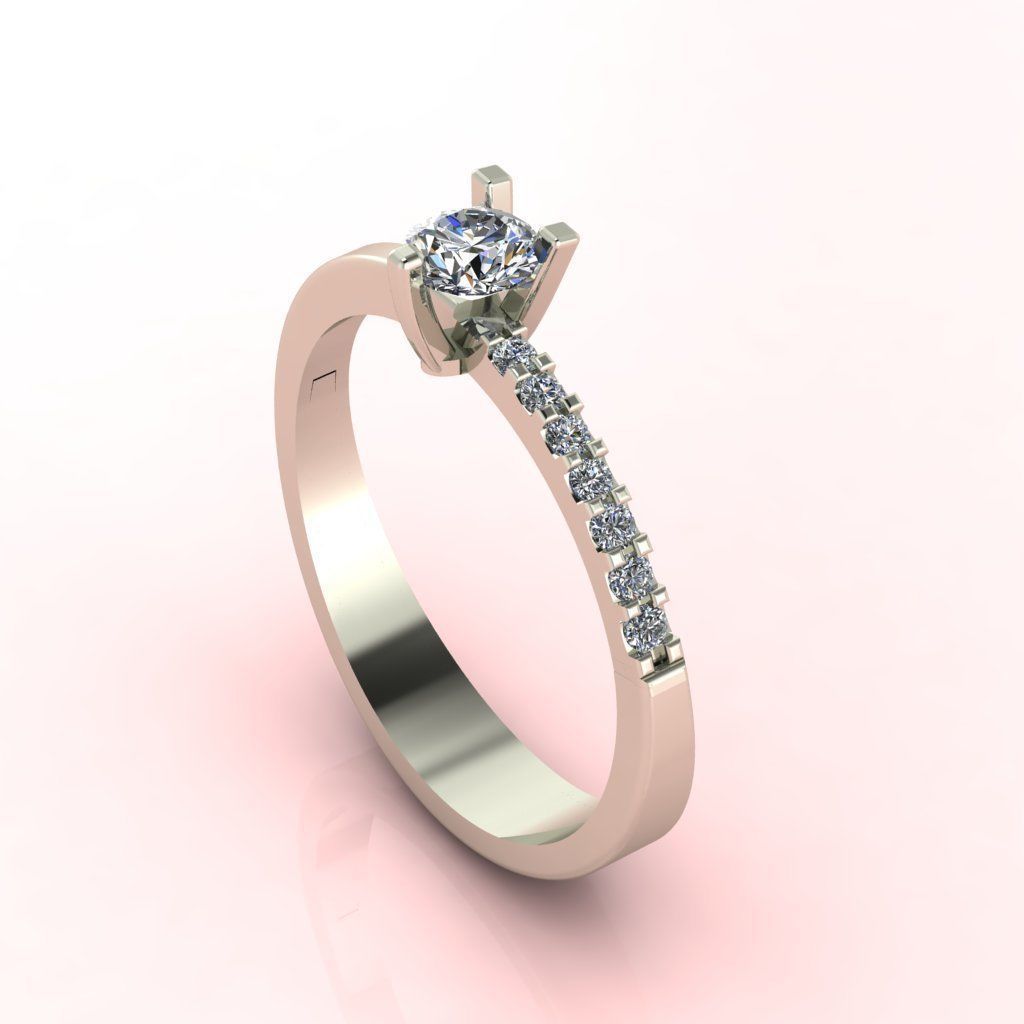 Diamond Ring Series SS-3 3D print model_1