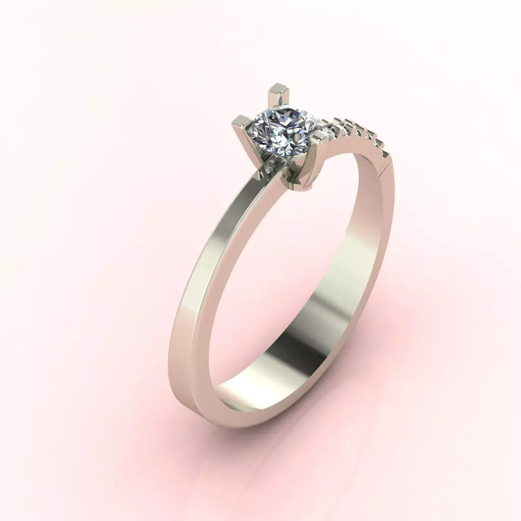 Diamond Ring Series SS-3 3D print model_0