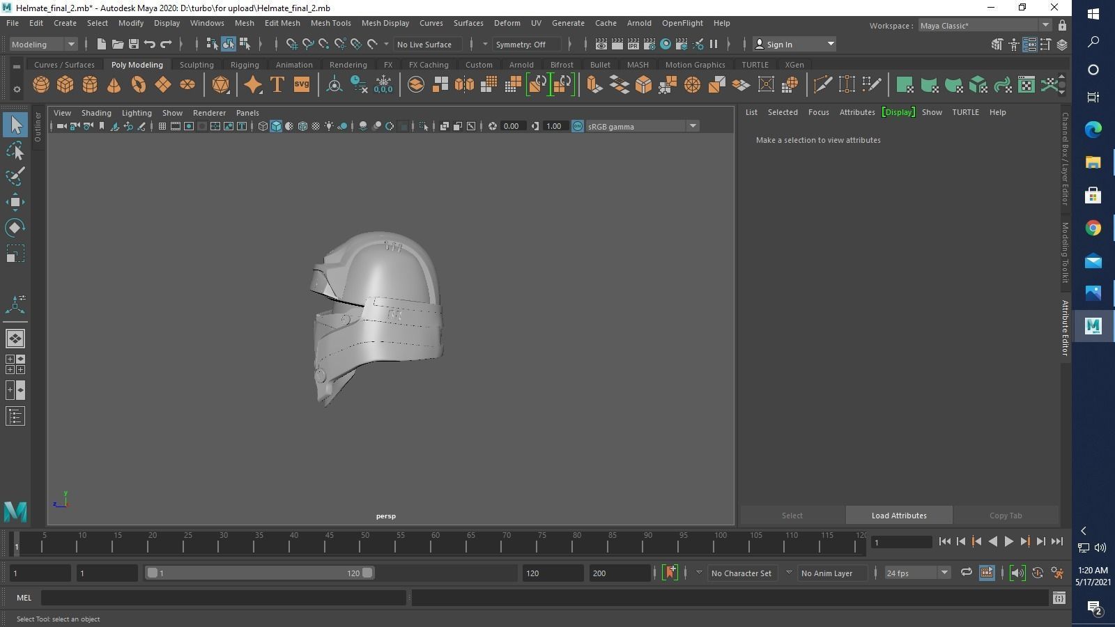 helmet of star wars trooper 3D print model_7