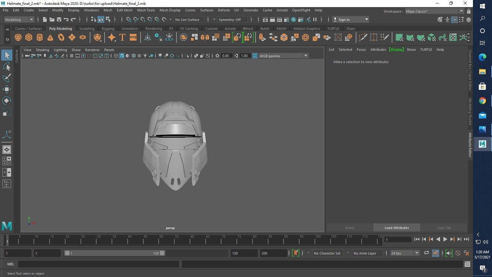 helmet of star wars trooper 3D print model_9