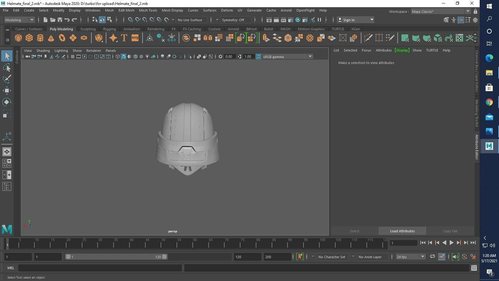 helmet of star wars trooper 3D print model_8