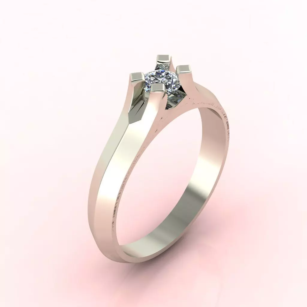 Diamond Ring Series SS-25 3D print model_0