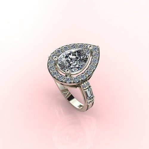 Diamond Ring Series SS-16 3D print model