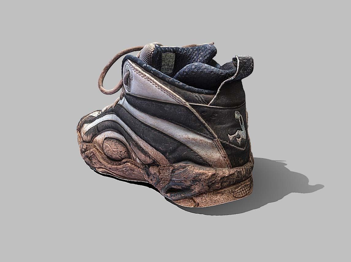 Sneakers Reebok scan 3D model_1