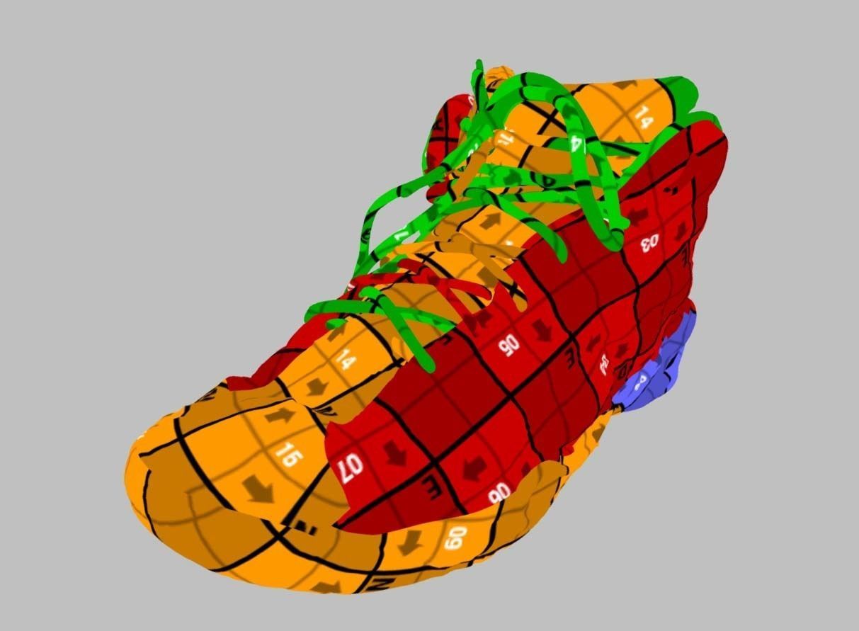 Sneakers Reebok scan 3D model_14