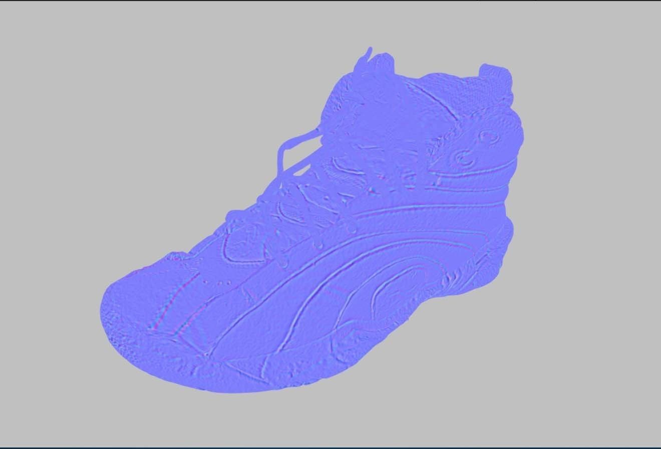 Sneakers Reebok scan 3D model_13