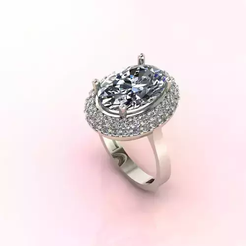 Diamond Ring 3D print model