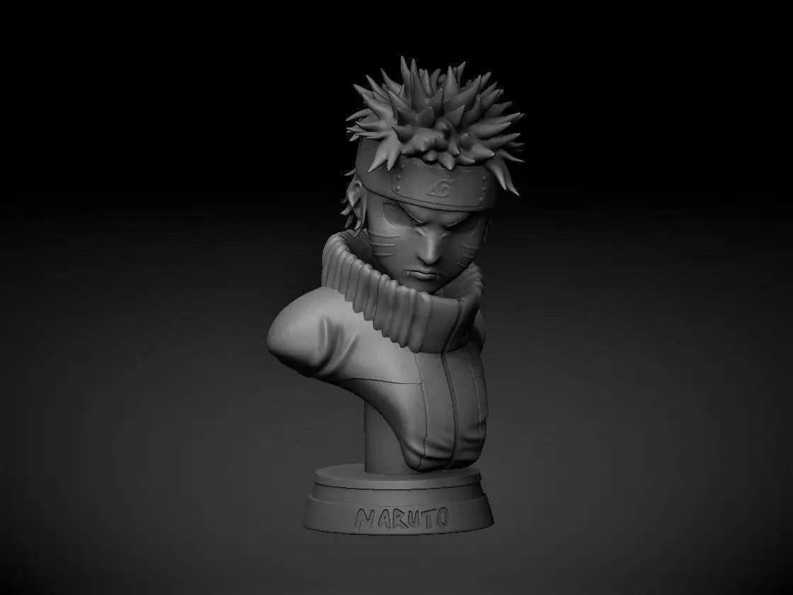 NARUTO RAGE MODE BUST MODEL  3D print model_0