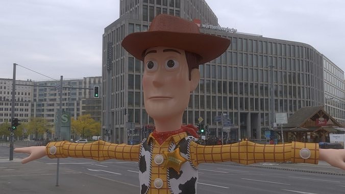 WUDY-007 Rigged Woody 3D model