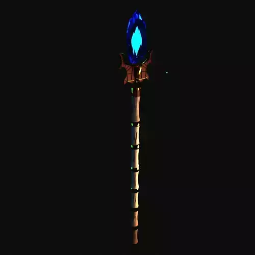 Aghanim scepter  Low-poly 3D model