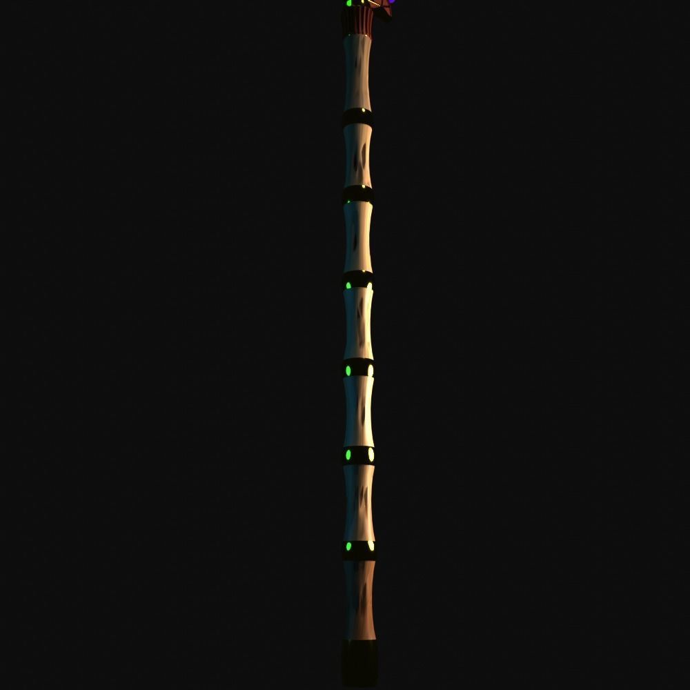 Aghanim scepter Low-poly 3D model_4