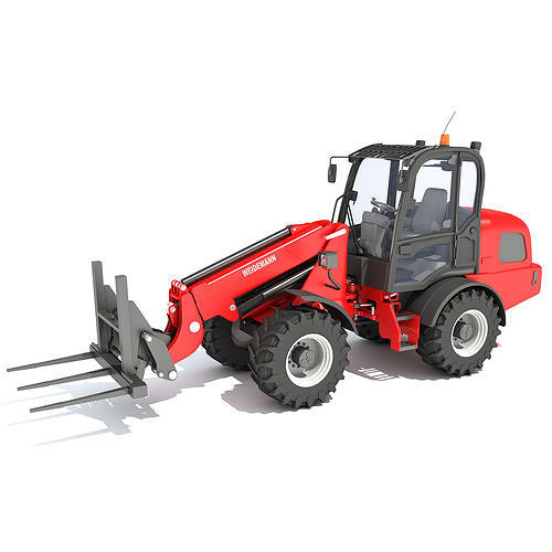 Telescopic Wheel Loader 3D model