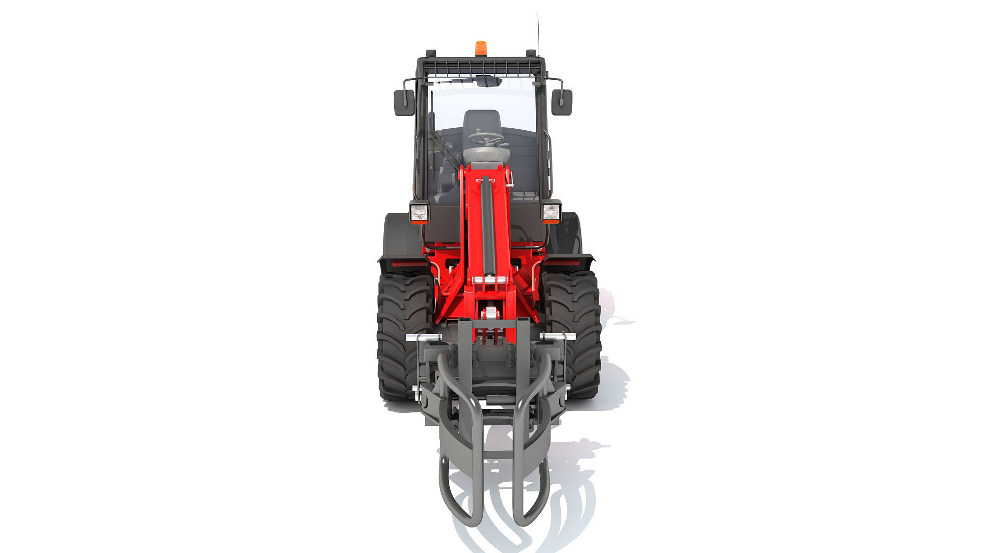 Weidemann Telescopic Handler Forklift 3D model_9
