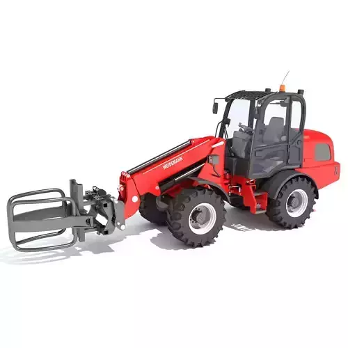 Weidemann Telescopic Handler Forklift 3D model