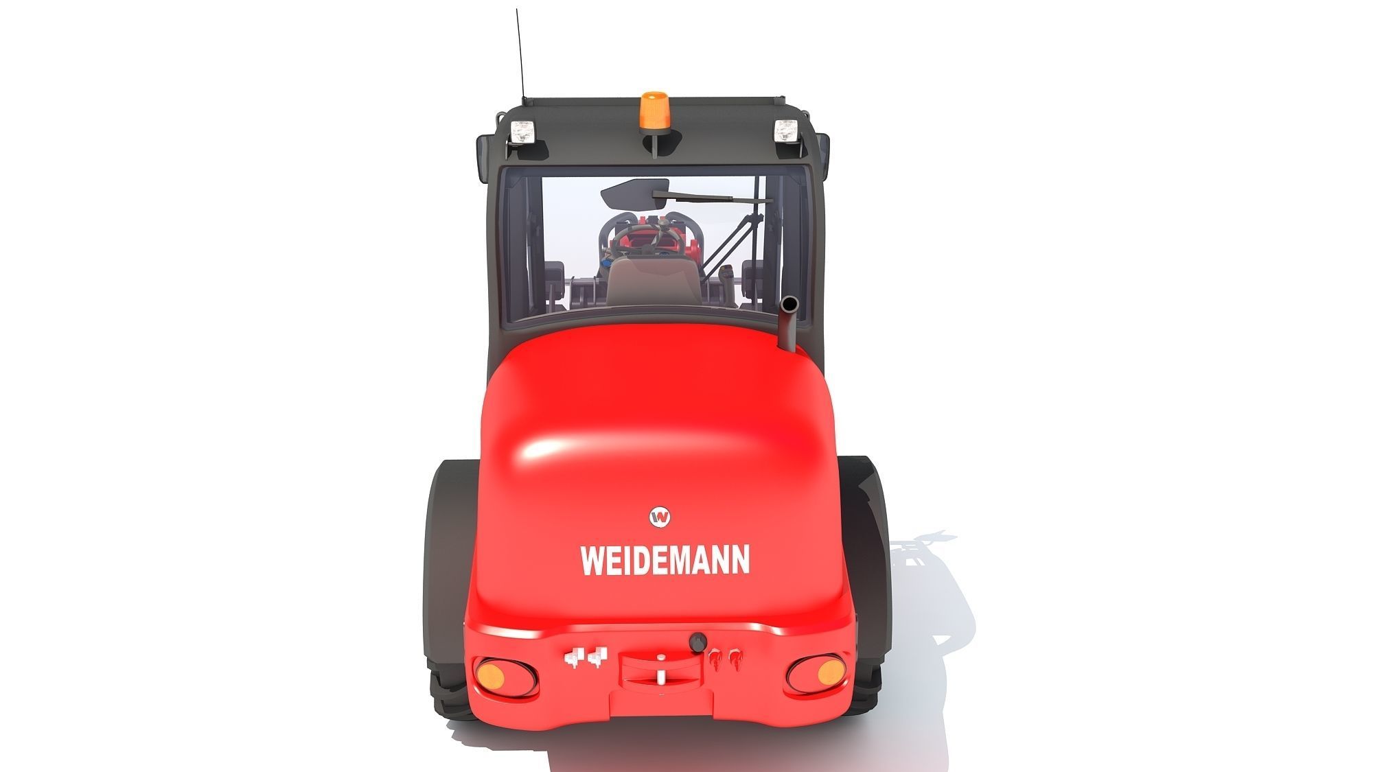 Weidemann Telescopic Handler Forklift 3D model_3