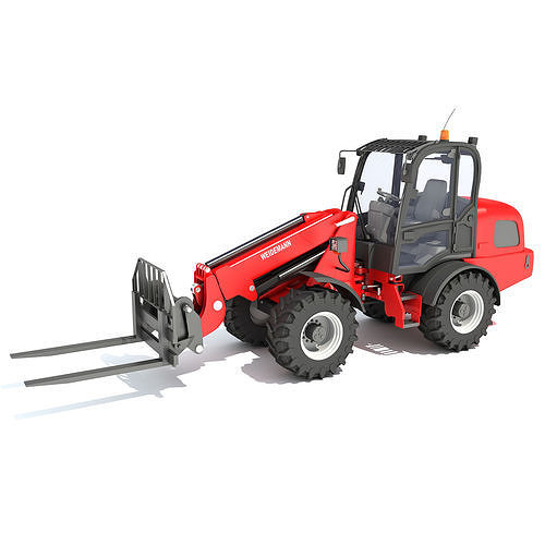 Telescopic Telehandler Weidemann 3D model