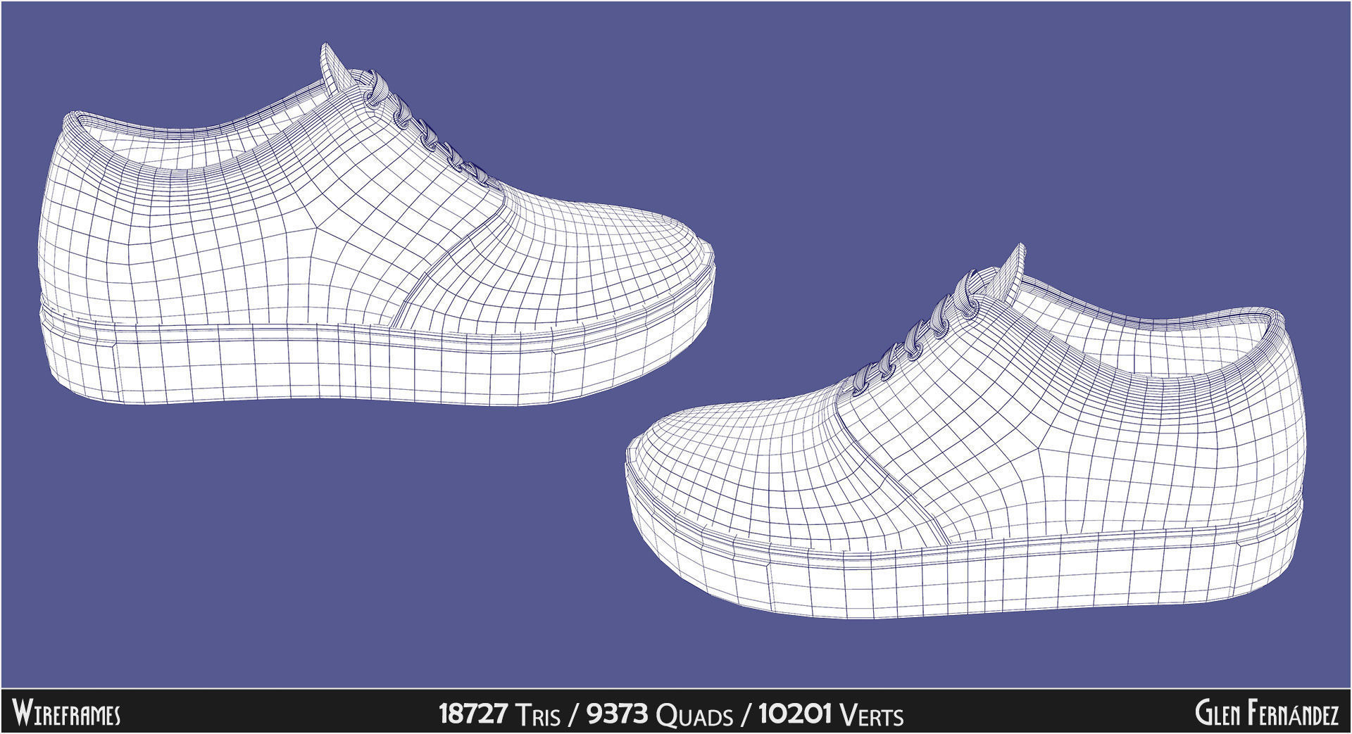 Blank Shoe Canvas for Designs Drawings Patterns and Paintings 3D model_9