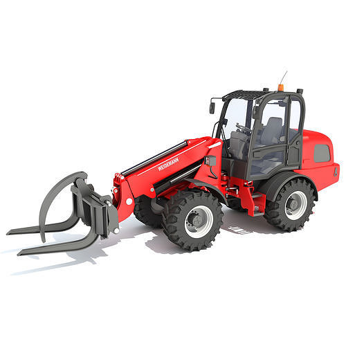 Telehandler Forklift 3D model