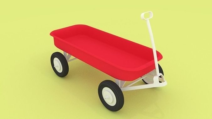 wagon 3D model 3D model