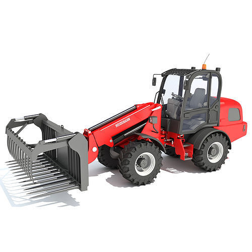 Weidemann Telehandler Forklift 3D model