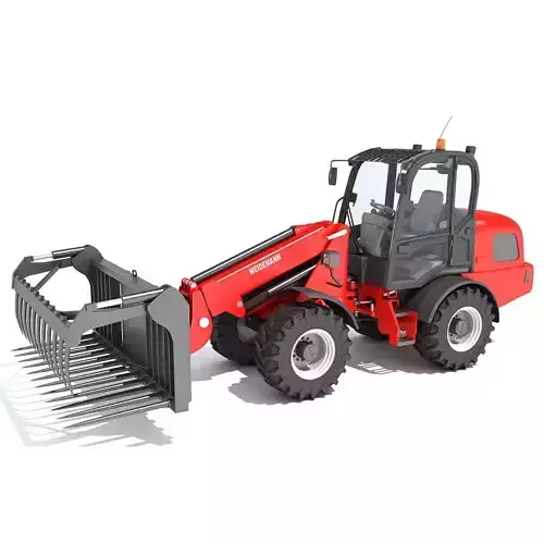 Weidemann Telehandler Forklift 3D model