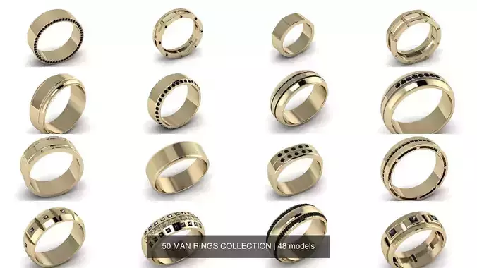 50 MAN RINGS COLLECTION 