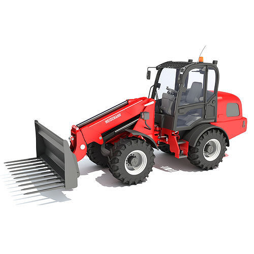 Grab Bucket Telehandler 3D model