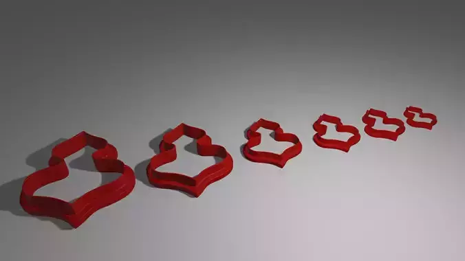 DIGITAL FILE STL polymeric clay cutters 3d print 3D print model
