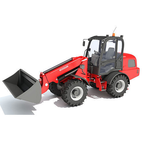 Telehandler Scoop Bucket 3D model