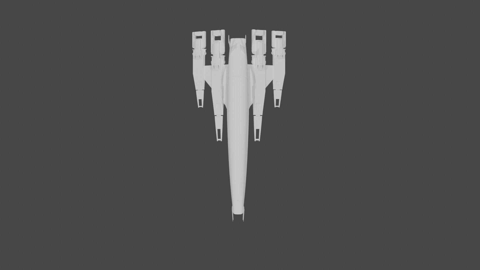 Alliance Normandy SR2 Low-poly 3D model_5