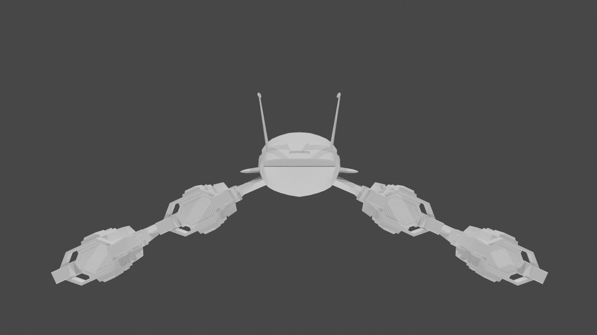 Alliance Normandy SR2 Low-poly 3D model_3