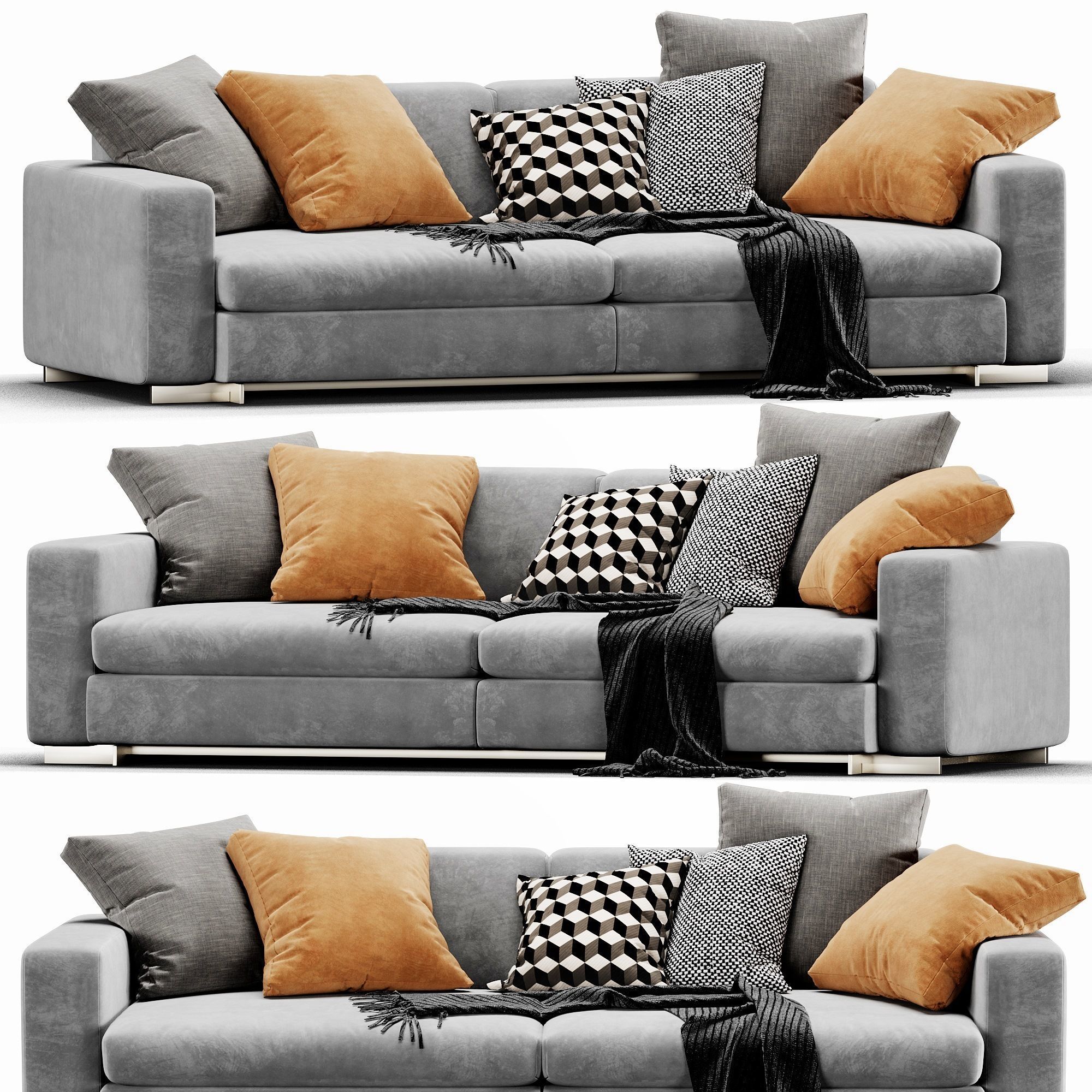 Turner Sofa 3D model_5