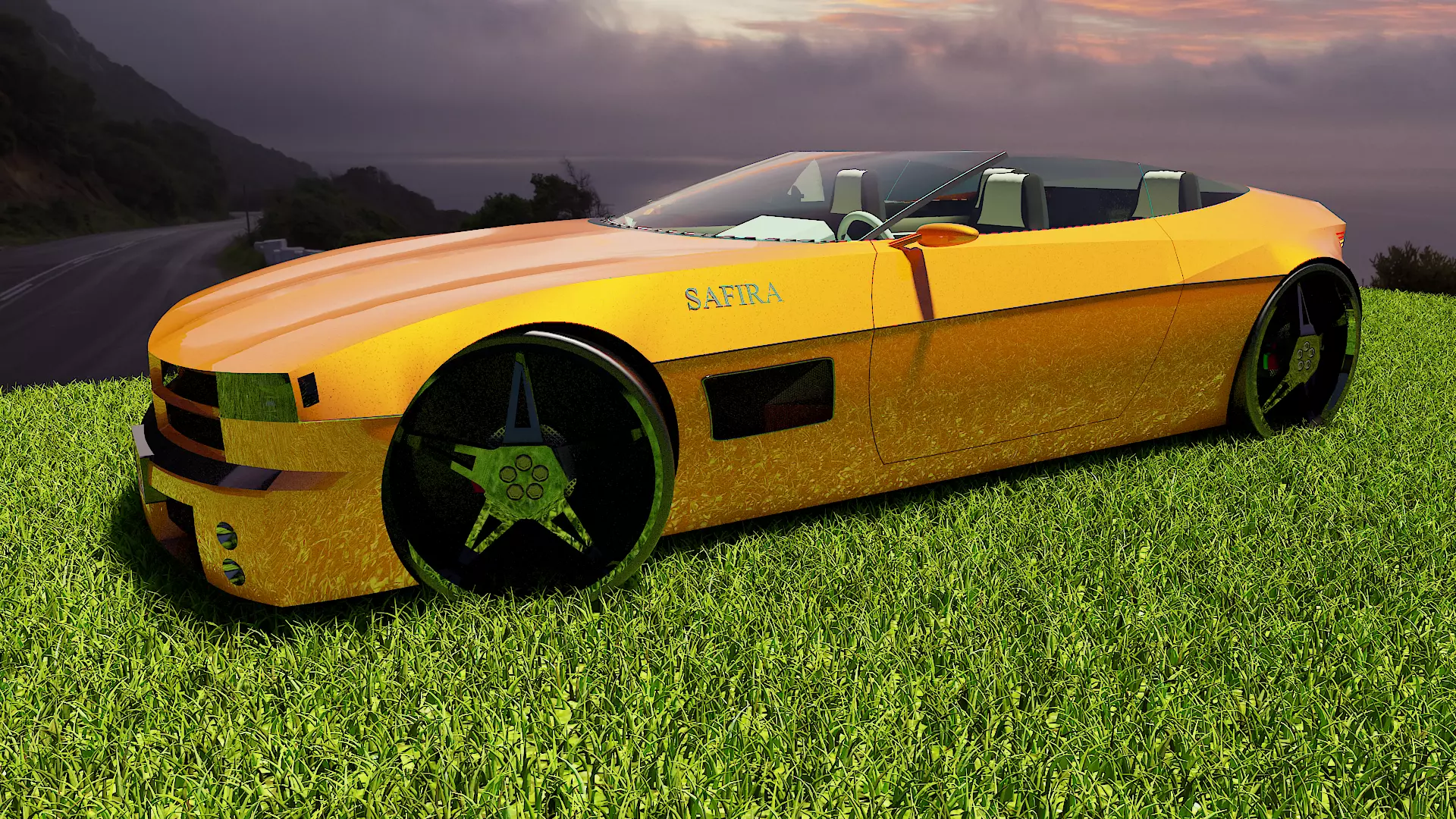 SAFIRA PROJECT CONVERTIBLE 2018 2 Free 3D model